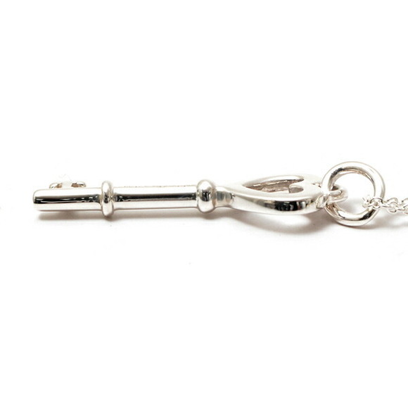 Tiffany Necklace Heart Key Pendant Silver - Picture 3 of 10